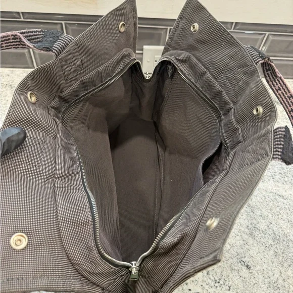 Hermes Vintage Tote Bag in Brown and Black